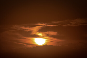 Sunrise close shot