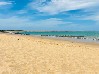 belle couleur de la plage mer calme