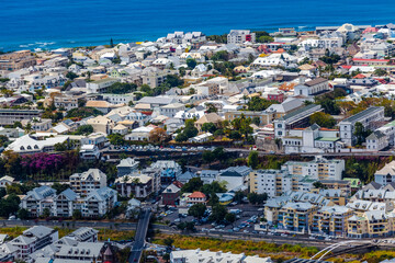 Fototapeta premium Ville de Saint-Denis, île de la Réunion 