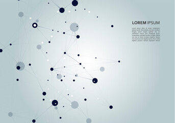 Abstract pattern for web design. Dotted line. Vector dots background