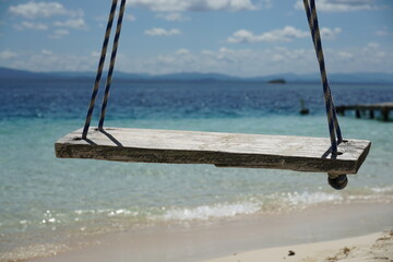 san blas, panama, islands, paradise, summer, caribbean, palms, lonelyness, columpio, swing, clouds, cristalline water, nature, stunning nature, sea, water, fantastic water, vegetation, 