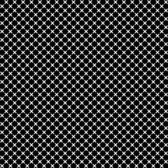 Black and white crosses pattern, vector illustration design