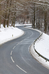 Obraz premium road in winter