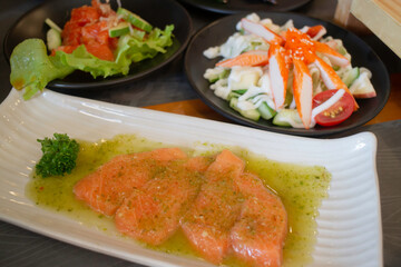 Japanese-Thai style fusion food dish