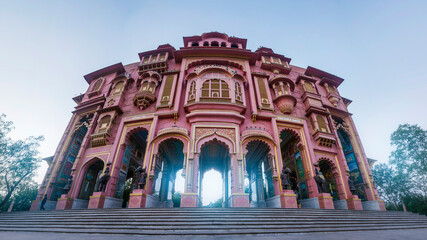 Patrika gate. The ninth gate of Jaipur locate at Jawahar Circle, Jaipur, Rajasthan, India.