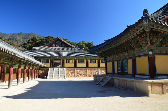 Historical Bulguksa Temple in Gyeongju, South Korea