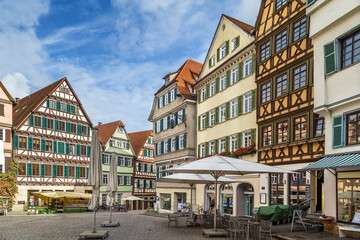 Fototapeta na wymiar Market Square, Tubingen, Germany