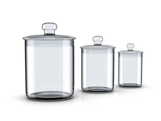 Glass jars