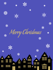 Obraz na płótnie Canvas cute christmas greeting card designs