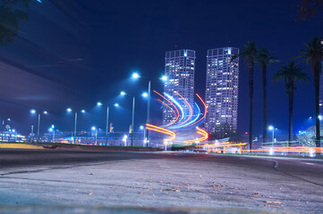 light trail long exposure in Argentina