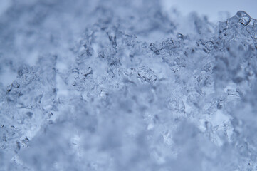 blue ice background with a lot of texture and definition
