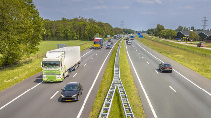 Motor Traffic seen from Above