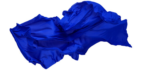 Flying Febric Stock Image In White Background