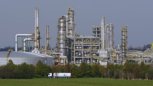 Refinery at the chemical area Leuna