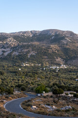 Fototapeta na wymiar Krasi bei Malia auf Kreta (Hinterland Gebirge)