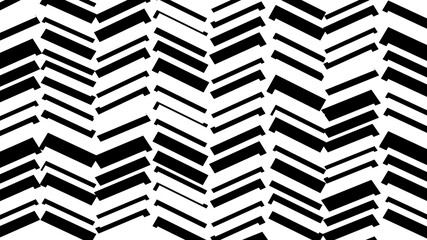 Abstract geometric black and white lined vector pattern. Minimalist geometric abstract lines background. Geometric simple pattern, monochrome black and white vector design for banner, poster or cover