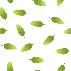 Seamless pattern with hop
