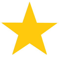Obraz premium yellow star