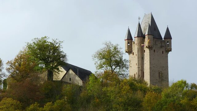 Diezer Castle Grafenschloss at the river Lahn