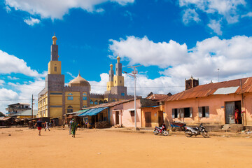 Fototapeta na wymiar Porto Novo Benin skyline Africa 