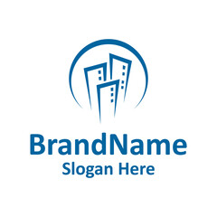 Modern vector graphic of building logo, perfect for real estate, property etc.