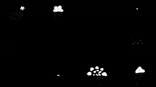 Glad to present a great Motion Graphics Pack, which consists of cartoon dynamic elements!Easy way to develop your videos with these nice-looking cloud elements.Alpha-channel included.4k Resolution