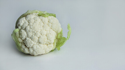 cauliflower isolated on white