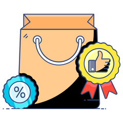 
Trendy design of add to cart icon
