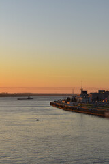 Obraz premium Nizhny Novgorod. promenade at dawn
