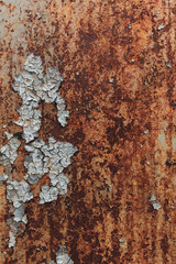 Old rusty texture, old paint on the wall