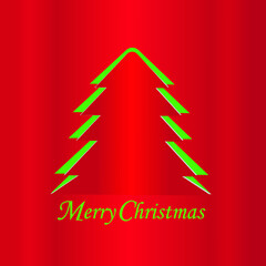 Christmas tree message applique abstract vector background.EPS 10