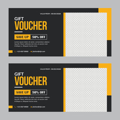 Vector illustration, creative business voucher template can be used for all Fashion needs