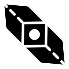 
Traditional handmade mexican rug vector, filled icon 
