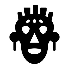 
Lucha libre mask icon style, wrestling mask,
