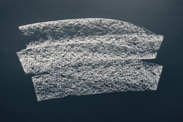 Blackboard with color chalk and copy space background.material design.