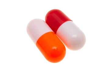 medical capsules isolated