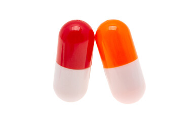medical capsules isolated