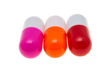 medical capsules isolated