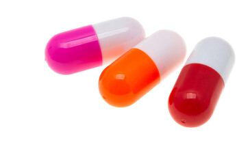 medical capsules isolated