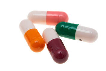 medical capsules isolated