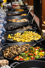 Street food in Prague, Czech Republic