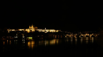 Fototapeta na wymiar Prag, Hradčany, Prager Burg bei Nacht