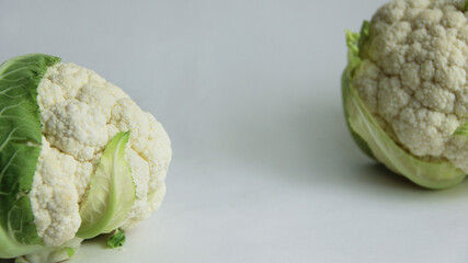 cauliflower on the table