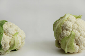 cauliflower on the table