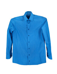 Blue shirt isolated
