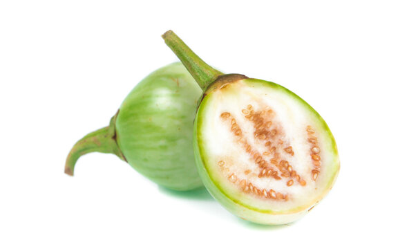 eggplant isolated on white background