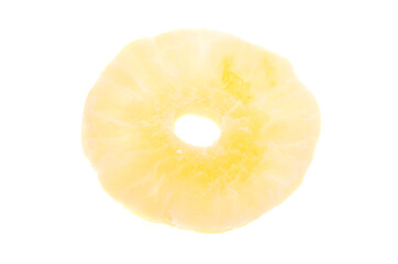 dried pineapple isolated