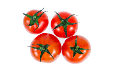 tomato isolated on white