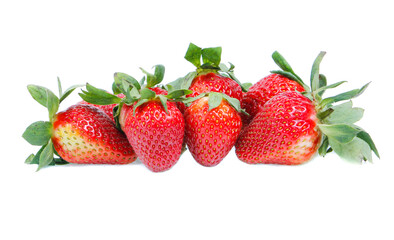 strawberry isolated on white