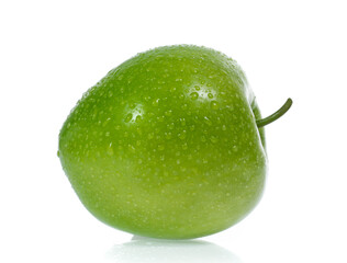 Green apple, isolated on white background